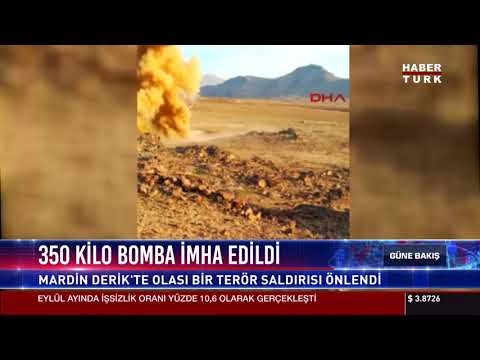 350 Kilo bomba imha edildi