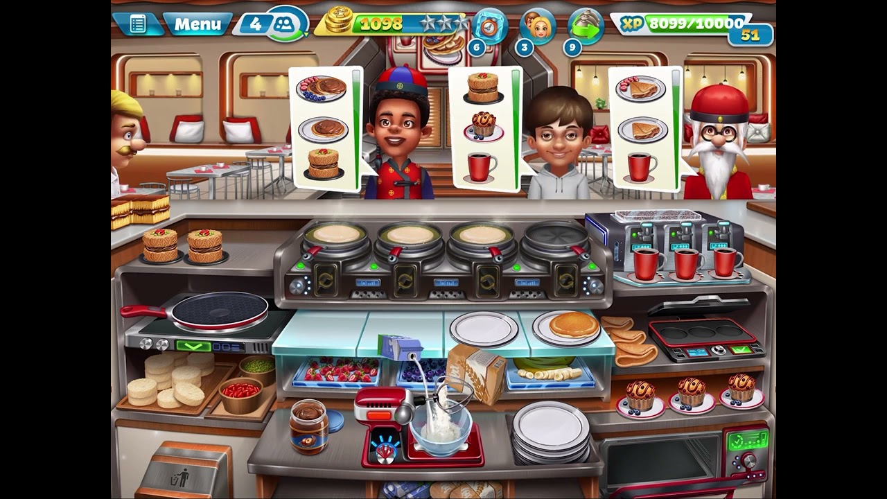 حمى الطهي  المرحلة 36 The Flipping Pancake 