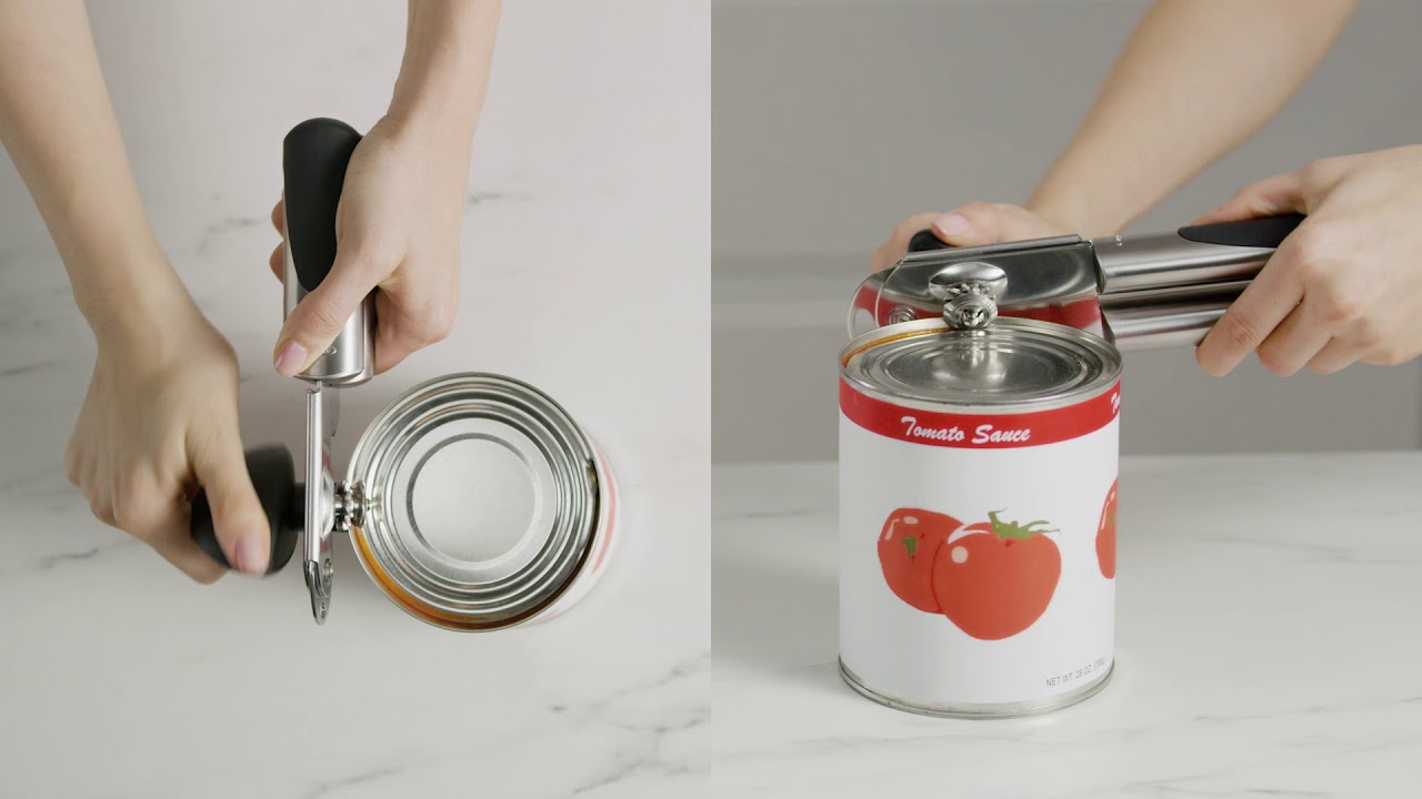 3 Ways to Use an Oxo Can Opener - wikiHow