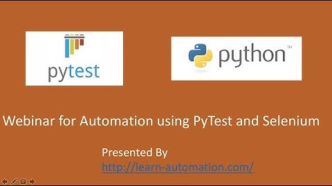How to use PyTest with Selenium and Integration with Jenkins and Allure Reporting