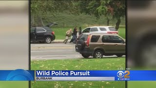 Caught On Camera: Carjacking Suspect Arrested After Wild Pursuit, Struggle With CHP Officer In Burba