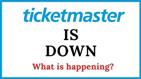 TicketMaster is Down ? Error : 503 certificate has expired