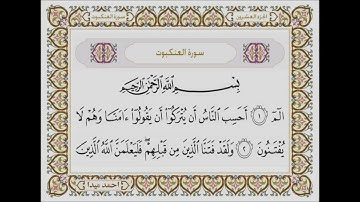 سورة العنكبوت بصوت الشيخ حسن صالح 029