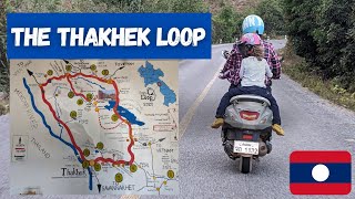 Travel vlog - Dangerous roads, friendly locals and a cold front. THE THAKHEK LOOP BY MOTORBIKE