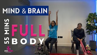 55m MIND & BRAIN | Dementia friendly FULL BODY workout | Alzheimer's Society