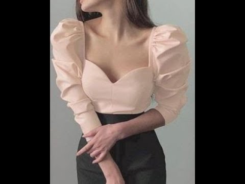 Blusa mangas hombros - YouTube