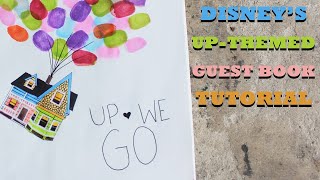 Disney's Up-Themed Guest Book Tutorial