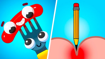 Fork N Sausage vs Tricky Brain Story 🌭🧩 Max Level Gameplay Walkthrough Android iOS Update 5BZ3