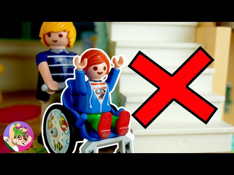 व्हीलचेयर में 24 घंटे जूलियन के लिए चुनौती | प्लेमोबिल मूवी