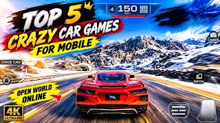 TOP 5 CRAZY CAR RACING GAMES FOR ANDROID 2026 🔥 | Open World + Online Racing! screenshot 5