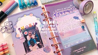 asmr real sound journal with me #12 ft. zenpop 