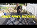 Installing A Crazy Paver Inlay - Jordan Court Project