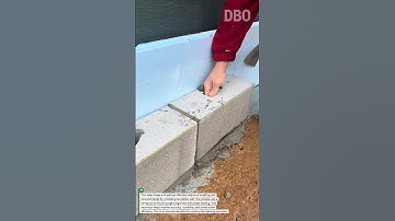 Smart Foundation Wall Installation Using AAC Blocks