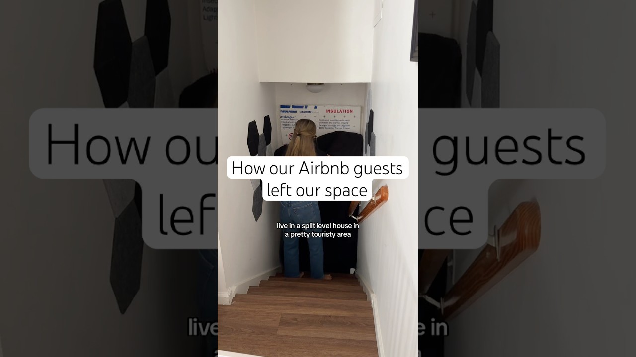 How our Airbnb guests left our space