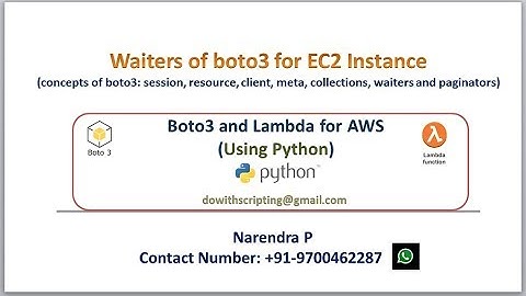 boto3 waiters concept with an example