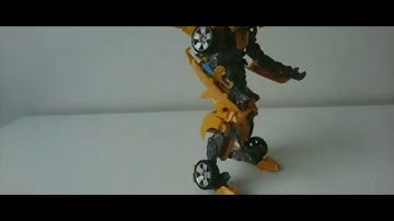 Stop-Motion Transformers: transformation Bumblebee, Ratchet and Jazz
