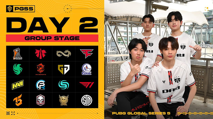 🔴Live สด! PUBG GLOBAL SERIES 5 | GROUP STAGE DAY 2