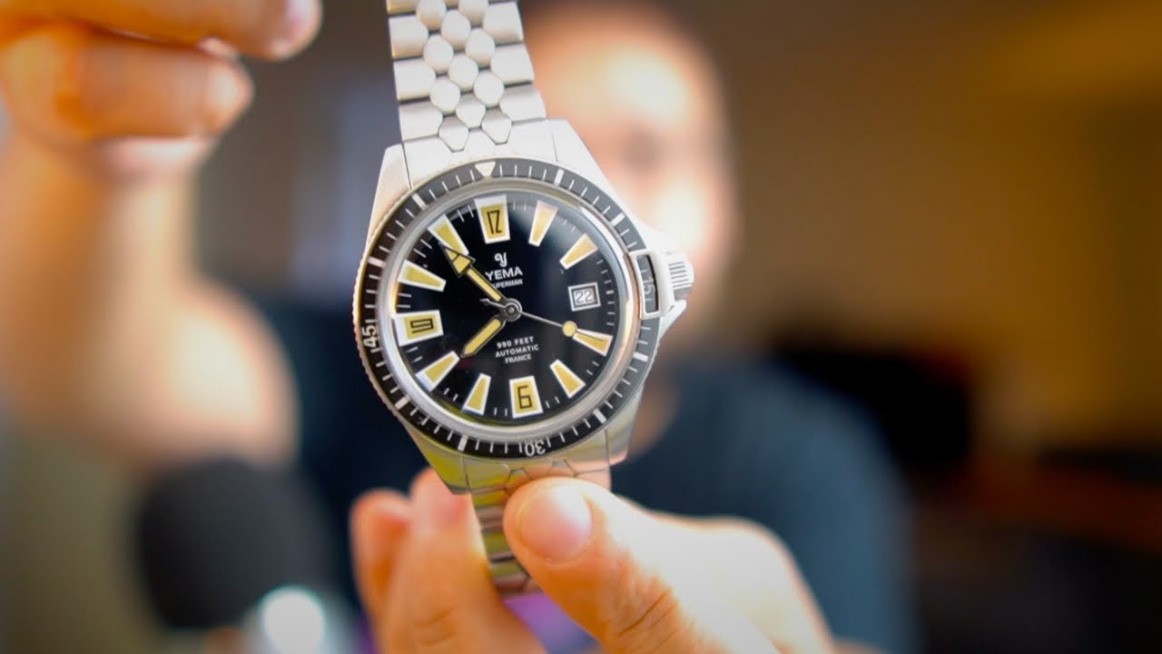 Montre Yema Sous Marine Mécanique Manuelle Skin Diver - Occasion, Mouvement Manuel