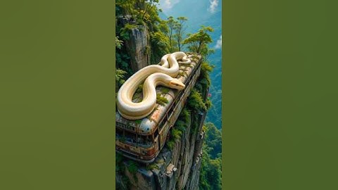 Travel Discovery💚 #nature #explore #amazingsnake #python #amazon #bus #shorts #videos #trending #ai