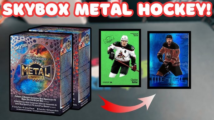 2021-22 Skybox Metal Universe Hockey Trading Cards (Mass Blaster)