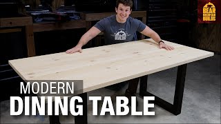 Super Simple Modern Dining Room Table