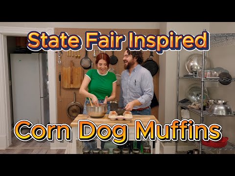 State Fair Inspired Corn Dog Muffins - can you make corn dogs without deep frying?