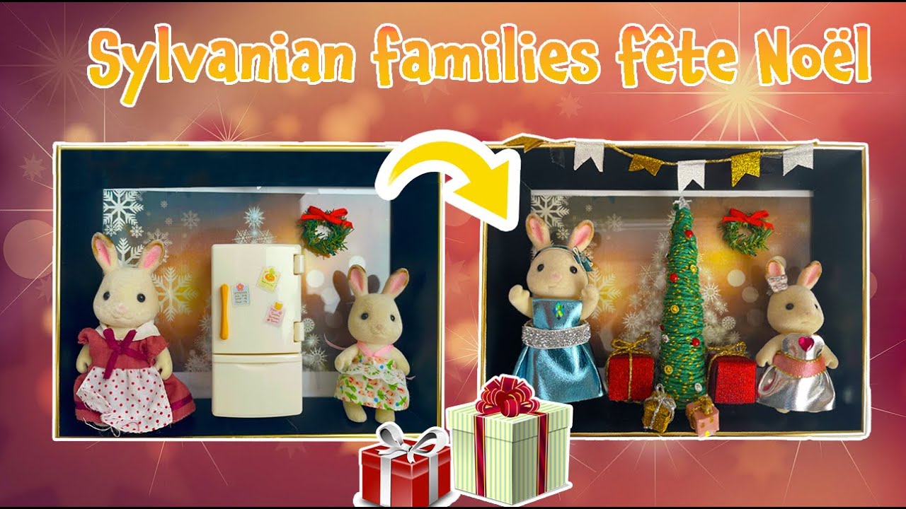 Joyeux Noël Sylvanian Families - DIY de Noel - Miniature Sylvanian Families  inspired tutorial 