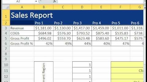 Excel Magic Trick 494: Active Cell Keyboard Shortcut Selection Trick