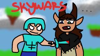 i play skywars for the first time (and totally win)