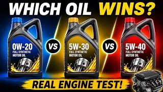 We Tested 0W-20 vs 5W-30 vs 5W-40 Motor Oil — The Results Shocked Us!