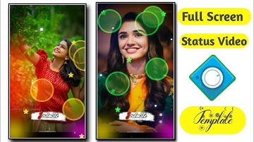 Full Screen Avee Player Template | Avee Player Full Screen Template | Full screen Status kaise banay