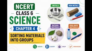NCERT Class 6 Science, Chapter 4, Exercise 1, Question 3 Sorting materials into groups