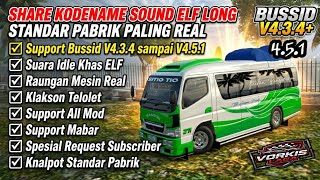 RILI$ !! KD SOUND ELF LONG STANDAR PABRIK BUSSID V4.5.1 SUPPORT ALL MOD || Bus Simulator Id screenshot 1