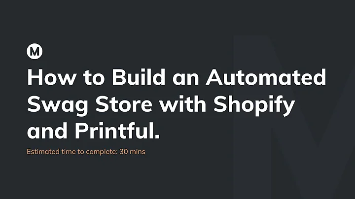 Streamline Your Swag Store with Shopify and Printful