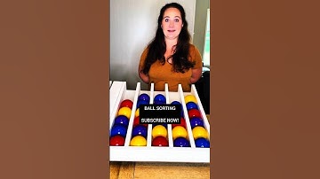 Oddly satisfying ball sorting! 🎨✨ #Satisfying #OddlySatisfying #ColorSorting #shorts #usa #gaming