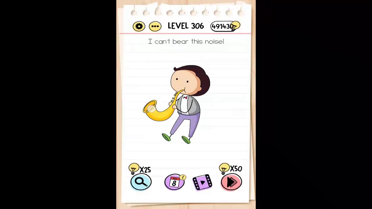 Brain Test Tricky Puzzles Level 306 Walkthrough Youtube