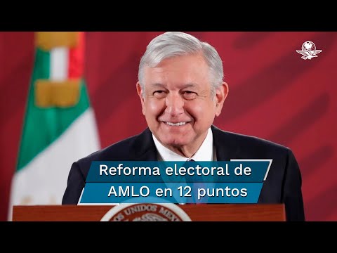 12 puntos para entender qué propone la nueva reforma electoral de AMLO