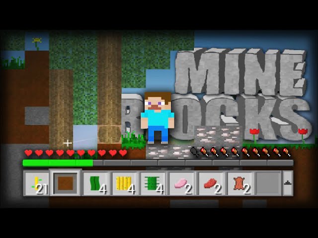 MINECRAFT 2D VERSION!  Mine Blocks 