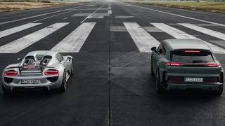 Download Lagu DRAG RACE: Porsche Cayenne Turbo Electric uit 2026 versus Porsche 918 Spyder uit 2013 MP3
