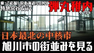 【日本最北の中核市】特急宗谷から旭川市の街並をグルリと見渡す【乗って応援!JR北海道!vol.14～その4】/Japan Train