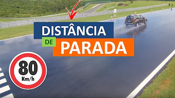 Como calcular o tempo de frenagem?