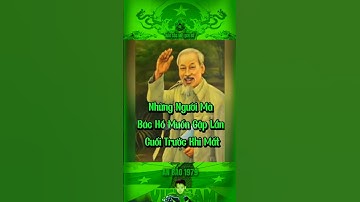 NHỮNG NGƯỜI MÀ BÁC HỒ MUỐN GẶP LẦN CUỐI TRƯỚC KHI MẤT… #bảocóc #bảocócvlog #baococvlogboss #shorts