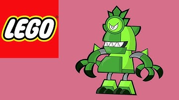 How to Build LEGO Mixels Glorp Corp Fridjerk - Stop Motion Build | Bricks and Clay Play