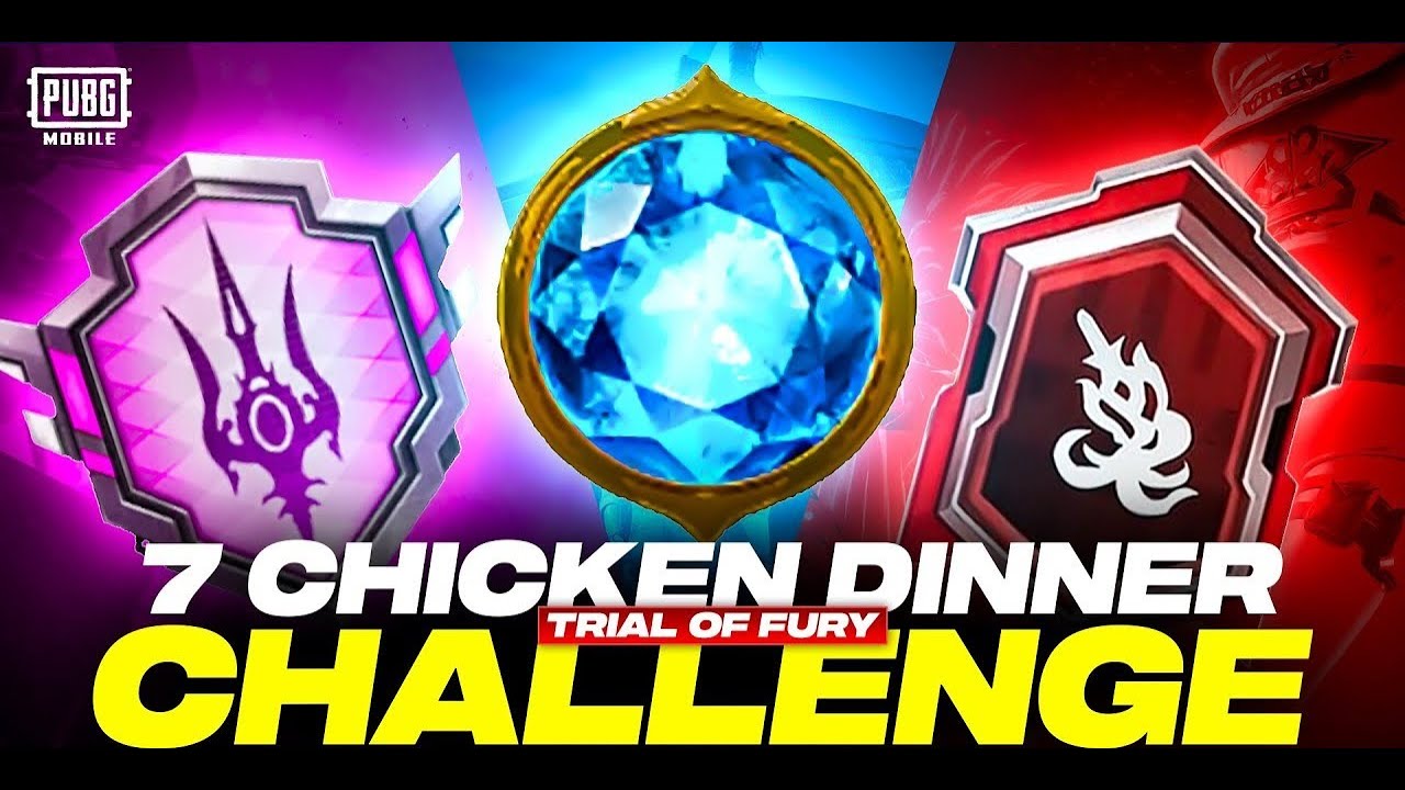 7 Chicken Dinner Challenge | Trial of Fury Achievement |🔥 PUBG MOBILE  🔥LIVE Wuxai Gaming