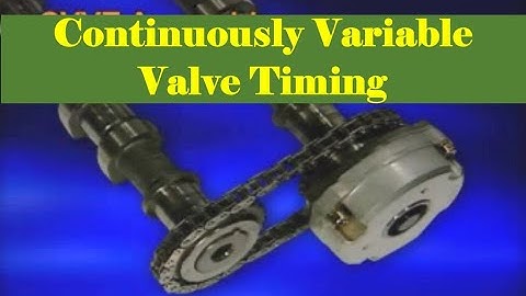 How CVVT (Continuously Variable Valve Timing) works in KIA Cerato LD