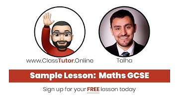 Sample GCSE Maths Lesson (Vectors) on www.ClassTutor.Online - Premium Tuition at just £8/hour