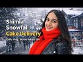 Cake Delivery in Shimla Snowfall ❄️ | Daily Vlog