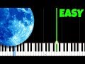Clair de Lune  - Debussy [Easy Piano Tutorial] (Synthesia/Sheet Music)