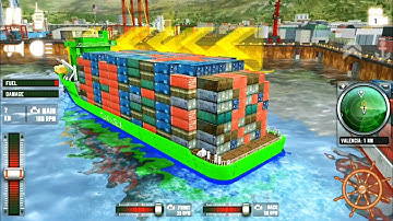Ship Simulator 2019 #2 - Container Ship Driving - Android Gameplay FHD