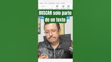 Como usar la función BUSCAR cuando debes buscar solo parte de un texto en excel.